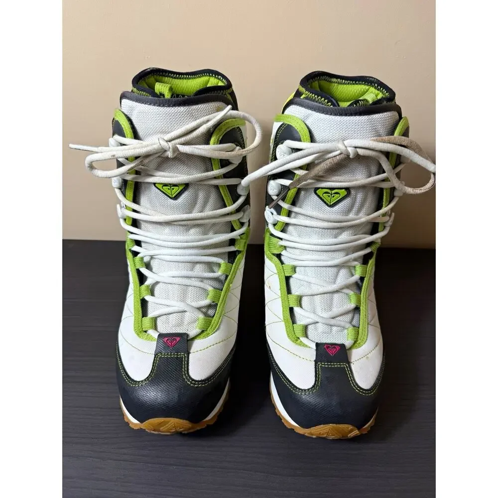 Roxy Mist Womens Snowboard Boots Size 8.5 Traditional Lace EUR 40 Gum Bottom